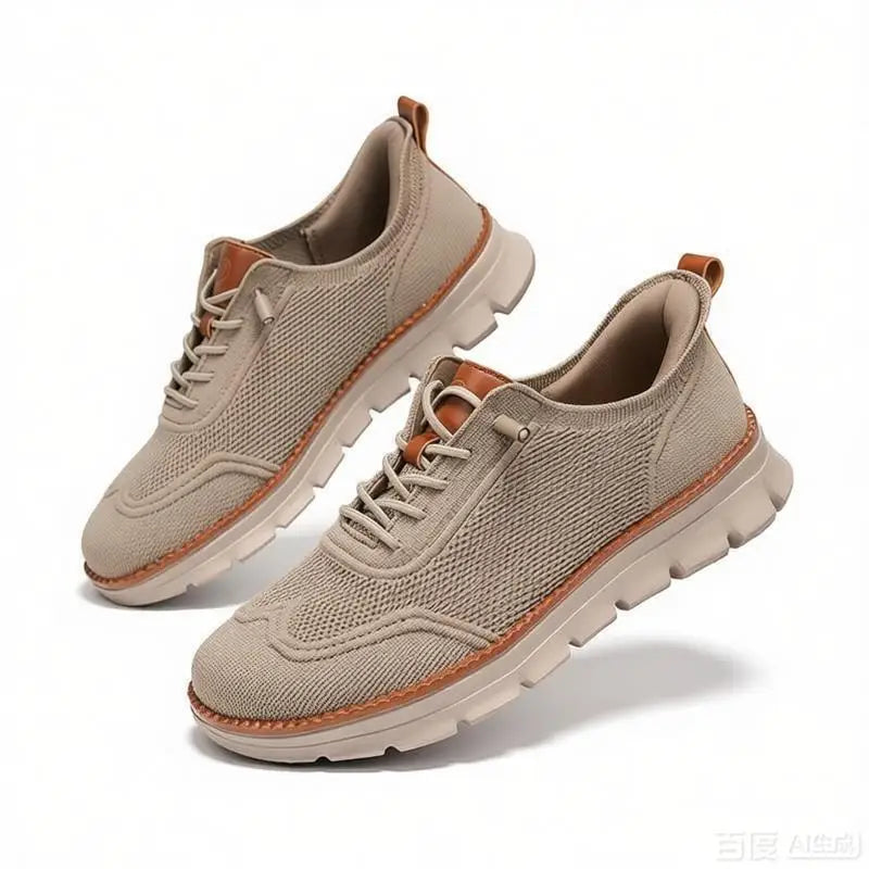 Men's Wide Toe Box Casual Shoes Knit Breathable Lightweight Walking Shoes Comfortable Fashion Sneakers Big Sizes 49 50 51 52