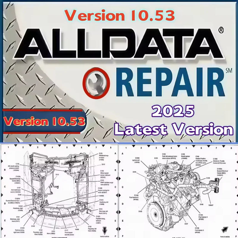 AllData 10.53 Automotive Diagnostic Software: Empowers full - fledged data technical support for cars and trucks with wirin