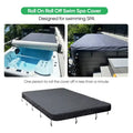 Modern Rectangular Spa Insulation Cover Thermal Insulation Swimming Roll Outdoor