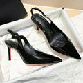 Sexy Brand Pointed Toe Thin High Heels Women Hollow Elegant Office Shoes Patent Leather Classic Designer Sandals Women Pumps