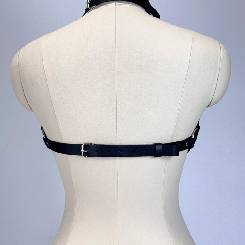 Fashion PU Leather Belt Street Style Chest Harness Belt Suspenders for Women Decor Punk Rock Belt Gothic Clothing Accessories