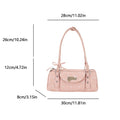 Polka Dot Top Handle Bag with Star Charm Y2k Daily Carry Purse Large Capacity Boston Bag for Women Commute Travel Everyday