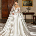 Customized Sexy Wedding Dress, Tight Lace Satin Skirt | SAMAG