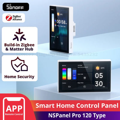 SONOFF NSPanel Pro 120 Type Smart Home Control Panel | SAMAG