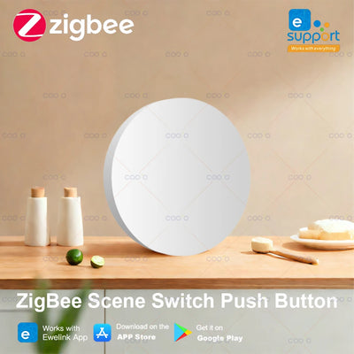 Ewelink Zigbee Smart Push Button Wireless Scene Switch | SAMAG