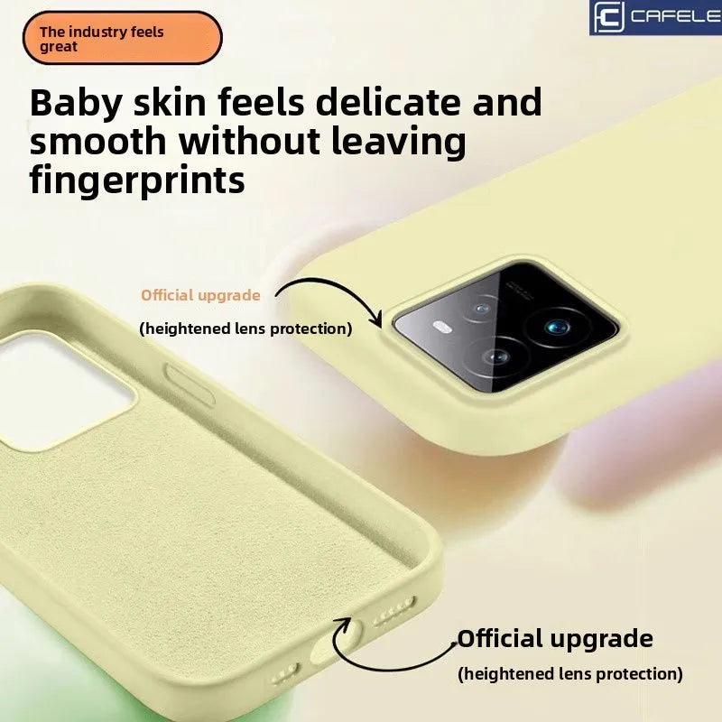 For Realme Gt 7t Gt7 Pro Case New Simple Liquid Silicone Skin-friendly Cover For Realme Gt7 Ultra-thin Heat Dissipation Funda