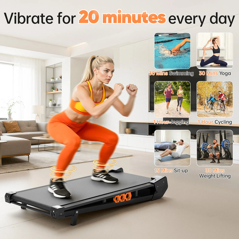 AKLUER Walking Vibration Pad with Incline, Low Noise | SAMAG