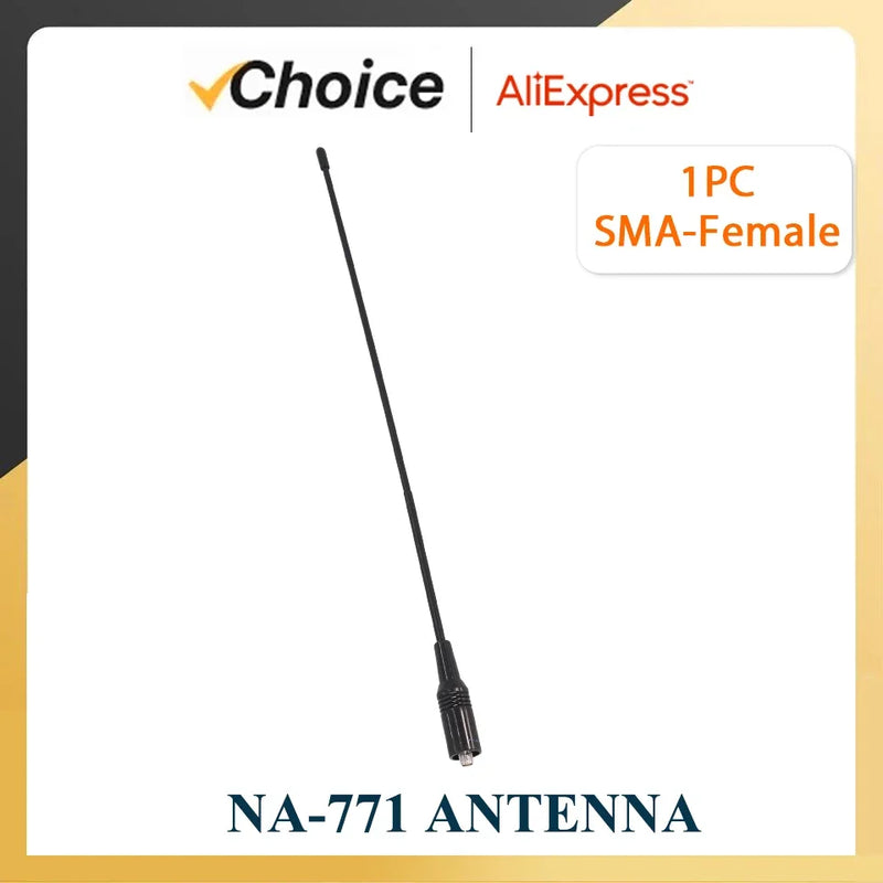 Na-771 Antenna Nagoya High Gain Antenna VHF/UHF SMA Female For Baofeng Walkie Talkie UV-13 BF-5RH Ham Radios Quansheng UVK5 UVK6