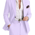 Mens Linen Suit 2 Piece Casual Suits for Men Summer Beach Groom Wedding Suit Linen Blazer Pants Set