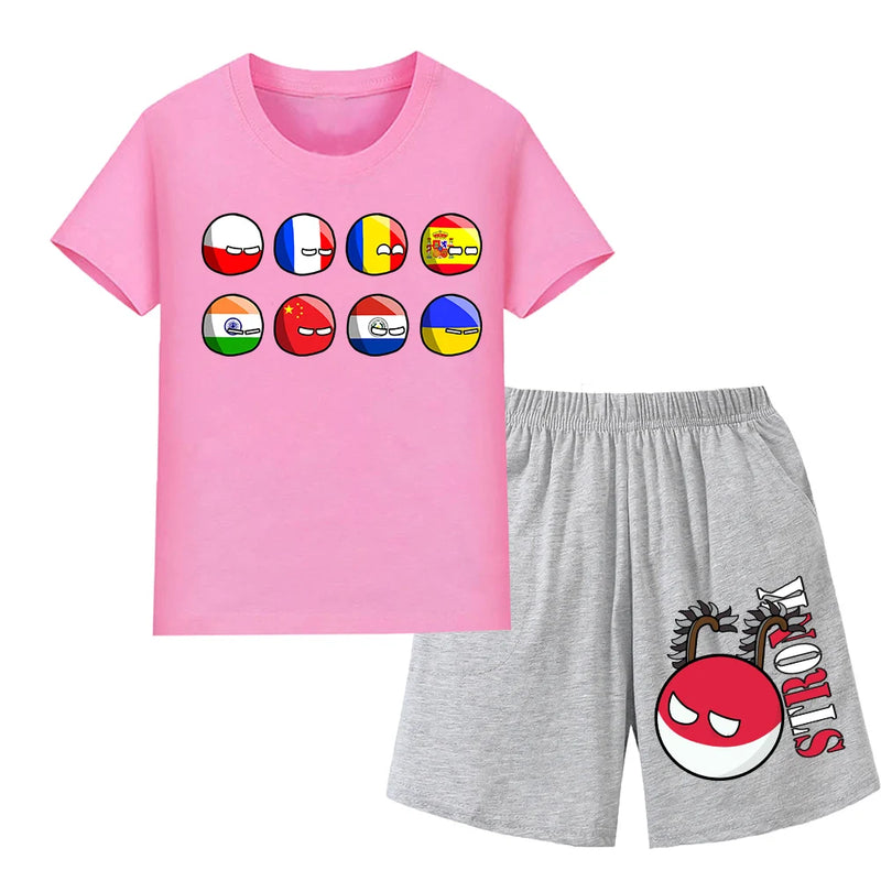 Countryball Polandballs Clothes for Summer Toddler Girls | SAMAG