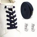No Tie Shoe Laces Elastic Laces Sneakers Tennis Lock Shoelaces Without Ties Unisex Kids Adult Flat Shoelace Shoe Accessories