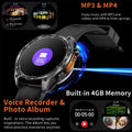 2026 New Military Smart Watch Men Built-in GPS 530mah Bluetooth Call 3ATM Waterproof Barometric Altimeter Sports Smart Watches