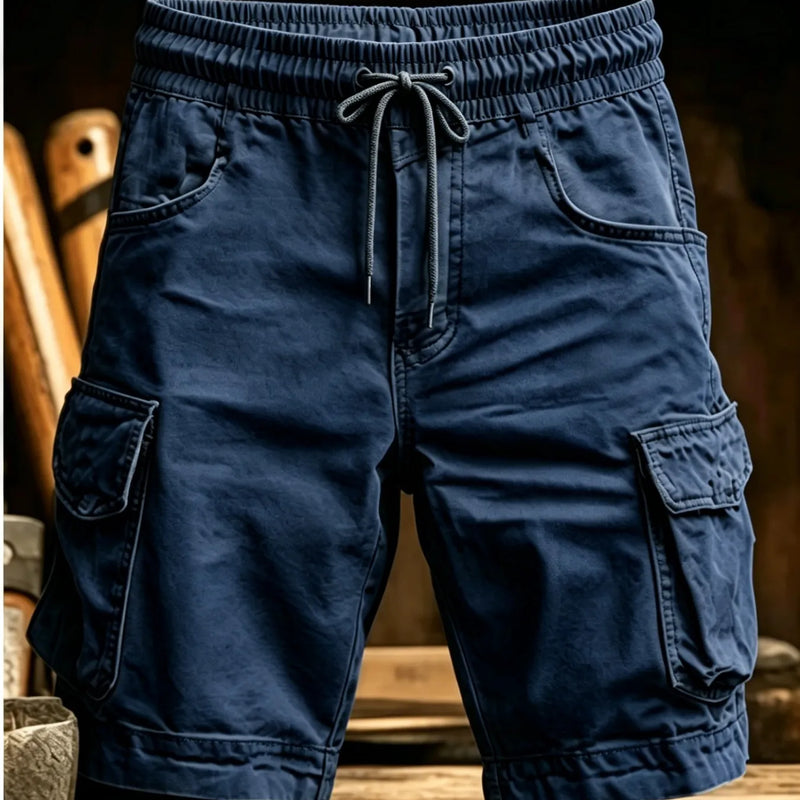 Men Summer New Multi Pockets Cotton Cargo Shorts Fashion | SAMAG