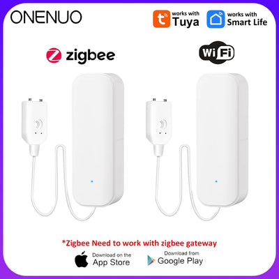 Tuya WiFi/Zigbee Water Level Sensor Leakage Alarm Flood | SAMAG