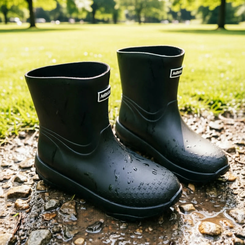 Men's Fashionable Anti-Slip Rain Shoes