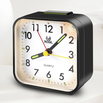 Analog Alarm Clock Battery Operated Desk Portable Silent | SAMAG
