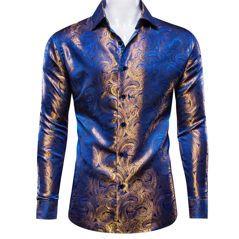 Men's Fashionable Casual Business Shirt with Iridescence | SAMAG