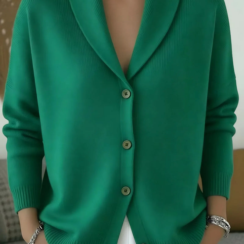 Solid Color Button Knit Hooded Sweater Cardigan Jacket For Autumn Winter New Casual Fashionable Women's Clothing Pulls Femmes