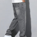 Men's straight skinny grey jeans, and simple design | SAMAG