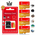 Memory Card and Micro SD Card SD Cards TF Cards Stable 16GB/64GB/256GB/512GB for Nintendo Switch Gaming Water Resistant Stable T