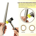 US Standard Ring Sizer & Reshaping Mandrel Set, DIY Jewelry Making Measuring Repair Maintenance Tools for Ring Shaping