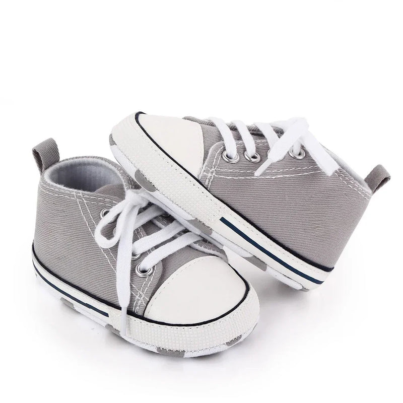 Print Canvas Baby Sports Sneakers For Newborn Baby Boys Girls First Walkers Shoes Infant Toddler Soft Sole Baby Shoes