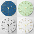 Wall Clock Battery Powered Clocks 12 inch Small Clock Analog Clock Suitable for Home Office Bedroom Kitchen Classroom School
