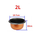 Rice Cooker Liner General Food Stainless Steel Uncoated Thickened 2L3L4L5L6L8L Rice Cooker Inner Pot