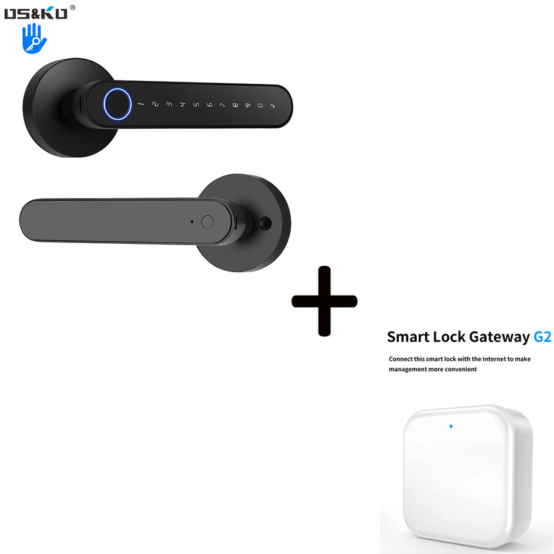 TTlock Smart Door Lock Fingerprint  Recognition Lock Smart Life Control Security Protection Smart Home System