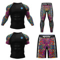 Cody Lundin Durability MMA BJJ Rash Guard Tight Exercise Jogging T - Shirts+Pants 3D Print Compression - View 30 | SAMAG