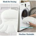Bath Pillow Bathtub Pillow, Luxury Bath Pillows for Tub Neck and Back Support, Bath Tub Pillow Headrest with Soft 4D Mesh