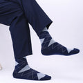 5 Pairs Men's Dress Socks Plus Large Size， Combed Cotton | SAMAG
