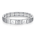 Hapiship Women's Jewelry DIY 9mm Width Itanlian Elastic Charm Bracelet Fashion Stainless Steel Bangle ST - Visuel 13 | SAMAG