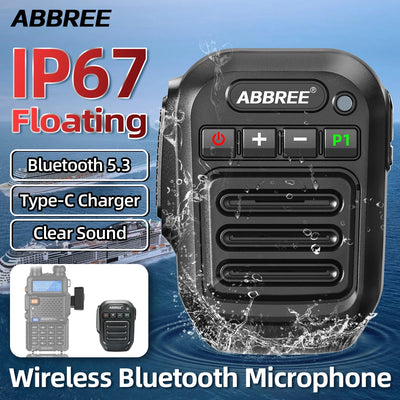 ABBREE IP67 Waterproof Wireless Bluetooth Speaker Mic | SAMAG