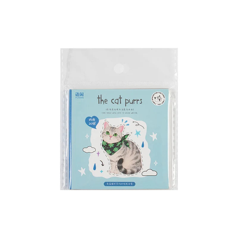 Stickers Book Cat Decorative Decal Kitty Seal for DIY Diary Planner Scrapbook Album School Supplies Stationery
