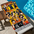 Anime Haikyuu!! Towel Towel Soft Pool Gift For Travel Gym Shower Cool Camping Quick Dry Sports  Large Beach Towel