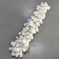 Uflower White Rose Cherry Blossom Wedding Arch Floral Row - View 19 | SAMAG