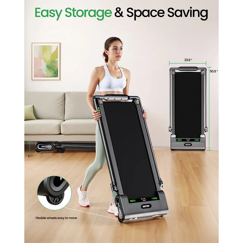 Akluer H1 - B Under Desk Treadmill with 13% Auto Incline - View 7 | SAMAG