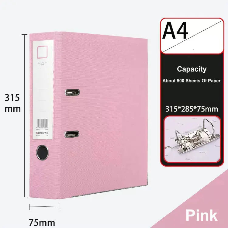 Multicolor Big Ring Binder A4 Lever Arch File Folder For Documents A4 File Organizer Lever Arch Folder On Rings Office Supplies