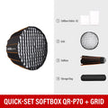 Godox Quickly Release Parabolic Deep Softbox QR-P70 70CM QR-P90 90CM QR-P120 120CM with Honeycomb Grid for Bowens Mount Studio F