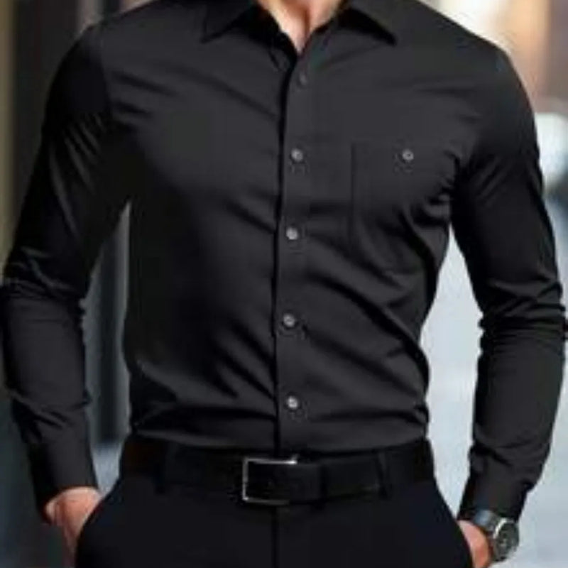 Men's Casual Multifunctional Long Sleeved Wrinkle Free | SAMAG