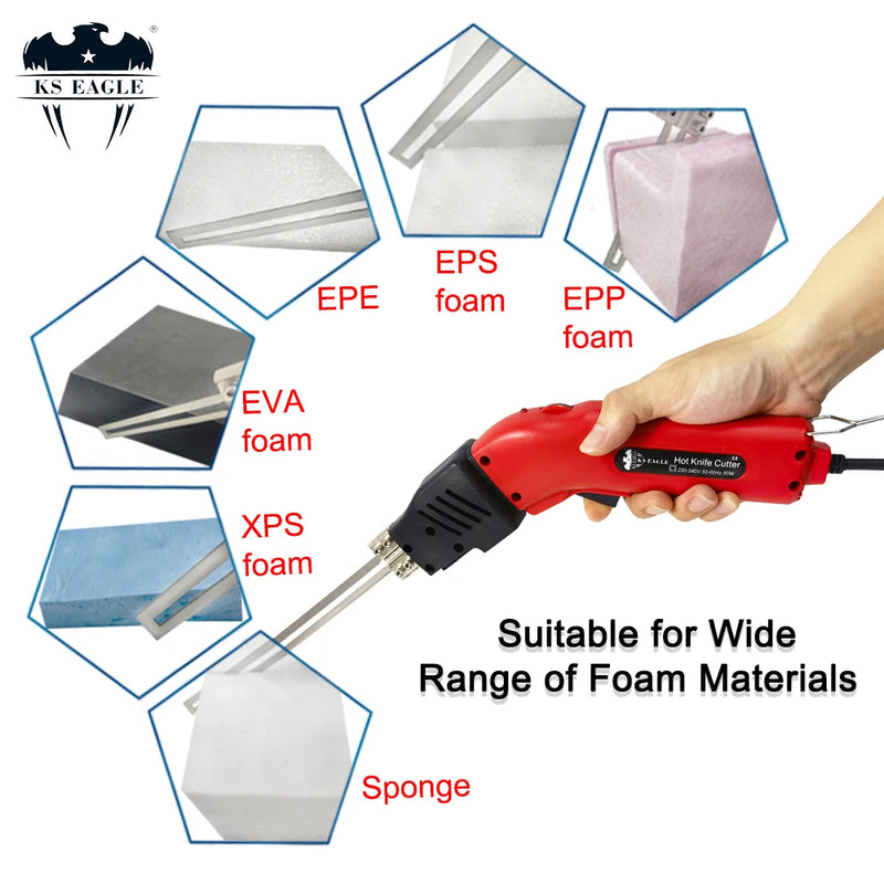 Professional Thermal Knife for Polystyrene Cutting Electric Foam Cutter Tool for DIY Craft & Packaging Hot - View 2 | SAMAG