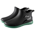 Fashionable Adult Short Rain Boots Waterproof Ankle Shoes Anti-Slip Durable Rubber Footwear For Men Women Suitable for Rainy Day