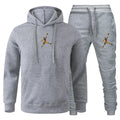 Autumn_Winter Men's jogging Fitness sportswear Set_ Fashionable long - sleeved sweatshirt + casual pants 2 - View 24 | SAMAG