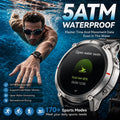 2026 Military Satellite Offline Map GPS Smart Watch Men 1.43''AMOLED Bluetooth Call Compass 5ATM Waterproof 170+Sport Smartwatch