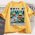 MILF Man I Love Frogs Funny Frog Meme Graphic T Shirt Fashion Vintage T-shirts Women Short Sleeve T-shirt Graphic T Shirts Y2K