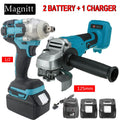 125mm Brushless Electric Angle Grinder Combo Kit Impact Wrench Power Tool For Makita 18V Battery Cordless - View 2 | SAMAG