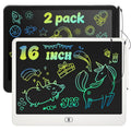 2-Pack 16-Inch LCD Writing Tablet Digital Drawing Tablet Handwriting Pads Portable Electronic Tablet Board For 3-8 Years Kids
