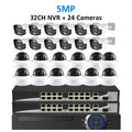 32CH 4K 8MP Security Camera System 5MP Audio Record IP Camera Indoor Outdoor Waterproof POE Home CCTV Video Surveillance Kit
