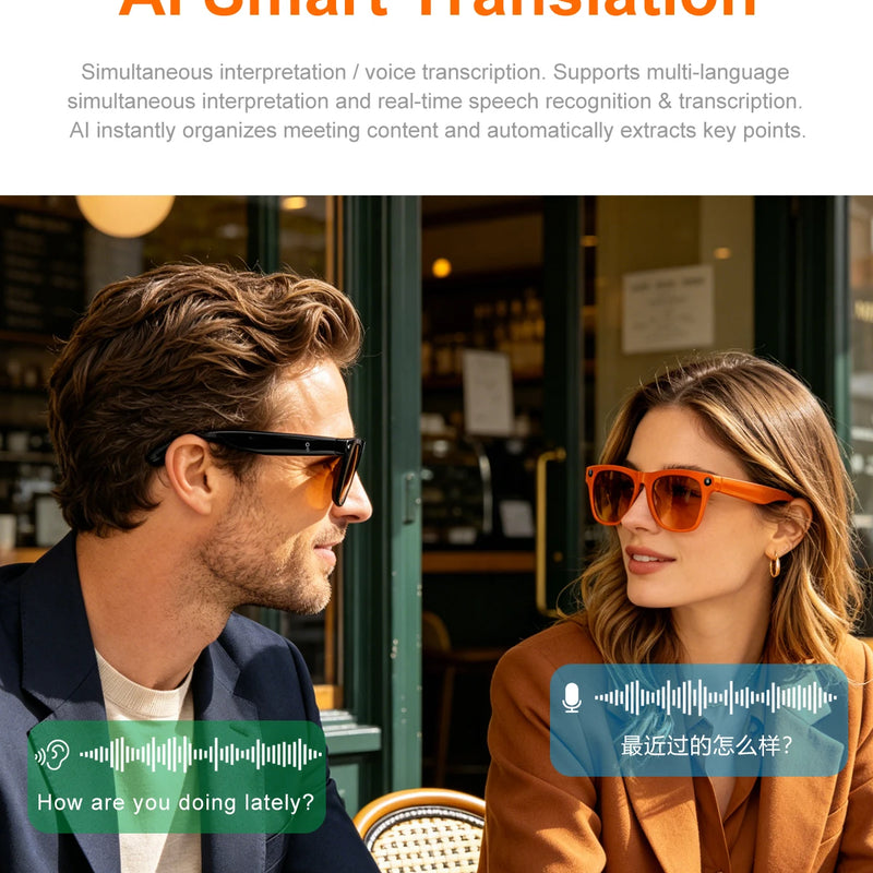 Lenovo Smart AI Glasses 800W HD 8K Shooting Camera Photo | SAMAG